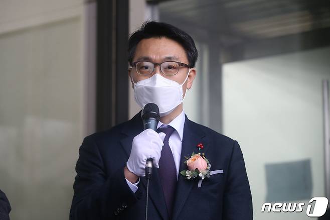 김진욱 초대 고위공직자범죄수사처장. 2021.1.21/뉴스1 © News1 이동해 기자