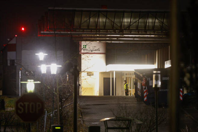 23일 영국발 변이 14명 집단감염이 확인된 독일 베를린 훔볼트 병원(사진=AFP)