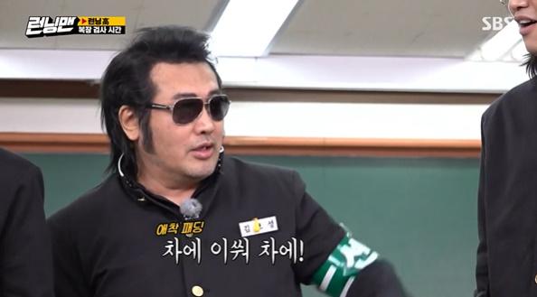 김보성이 SBS '런닝맨'에서 의리남 면모를 드러냈다. 방송 캡처