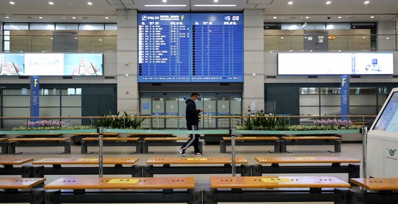 지난달 23일 인천국제공항 입국장 모습. [뉴스1]