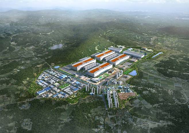 Full view of Yongin semiconductor cluster (Yongin City)