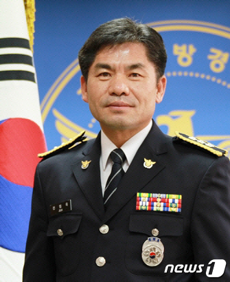 전범욱 김해중부경찰서장. © 뉴스1