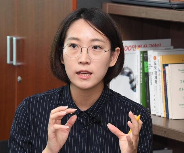 장혜영 정의당 의원. 오대근 기자