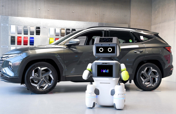 Hyundai Motor Group's new artificial intelligence robot named DAL-e. [HYUNDAI MOTOR GROUP]