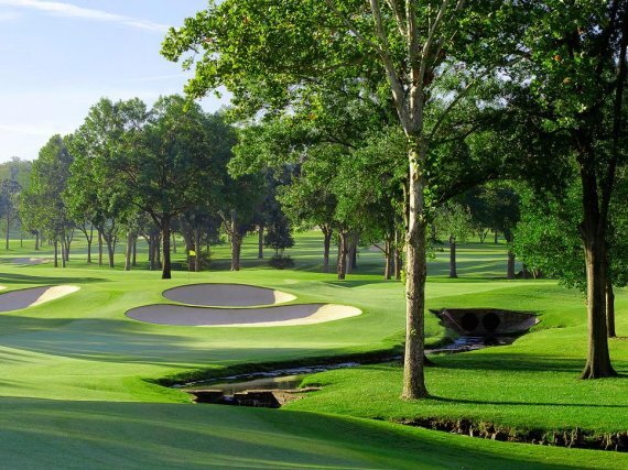 2022년 PGA챔피언십 개최지로 갑작스럽게 변경된 미국 오클라호마주 털사의 서던힐스CC. /fnDB