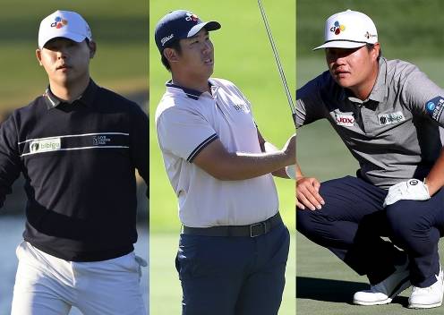 2021년 미국프로골프(PGA) 투어 파머스 인슈어런스 오픈 골프대회에 출전하는 김시우(사진제공=PGA 투어-게티이미지). 안병훈, 임성재 프로(사진제공=Getty Image for THE CJ CUP)