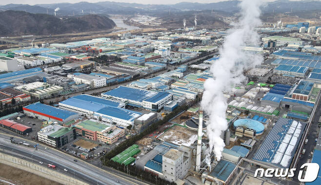 대전 대덕산업단지 전경.© News1 김기태 기자