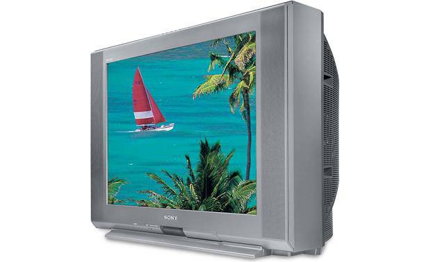 평면 화면을 구현한 FD 트리니트론 TV는 1990년대 소니의 주력 제품이었다 (출처=소니)
