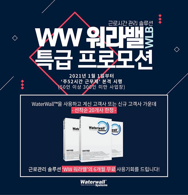 워터월시스템즈 프로모션 이미지.