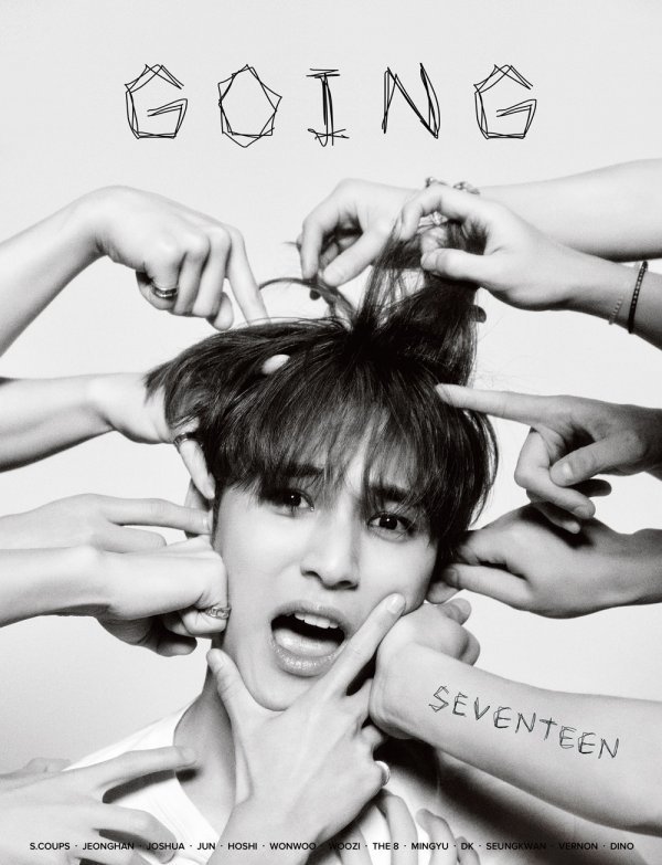 Seventeen released its booking schedule with the back cover of magazine GOING through official SNS on the afternoon of the 1st.Photo: Pledis Entertainment