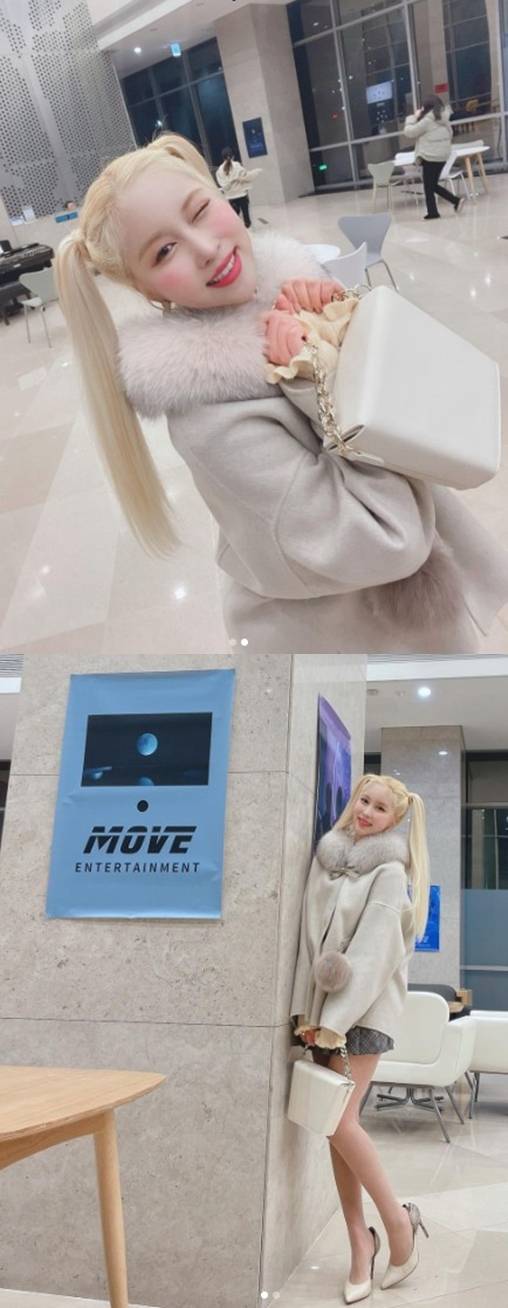 우주소녀 다영이 ‘여신강림’ 특별출연 인증샷을 공개했다. 사진=다영 SNS