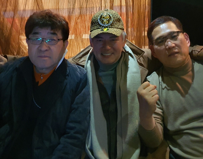 사진=케이아이 건설 대표 최규언, 이동준 챔프, 임동술 전무
