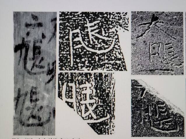 7세기 고대 일본의 유적의 목간과 토기 표면에서 종종 발견되는 ‘장(瓦+長)’자의 용례들. 현지에서 바치는 특산물을 담은 용기란 뜻으로 부소산성에서 발견된 백제 특산물 수납용 추정 명문 토기의 글자와 일치한다.