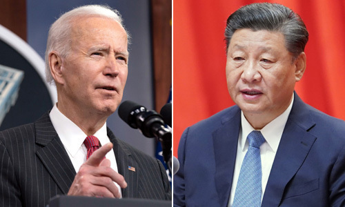 조 바이든 미국 대통령과 시진핑 중국 국가주석. 워싱턴·베이징 AP=신화·연합뉴스