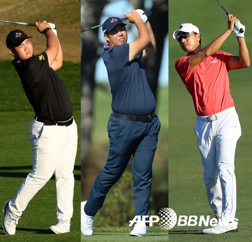 2021년 미국프로골프(PGA) 투어 푸에르토리코 오픈에 출전하는 김주형, 안병훈, 배상문 프로. 사진제공=ⓒAFPBBNews = News1