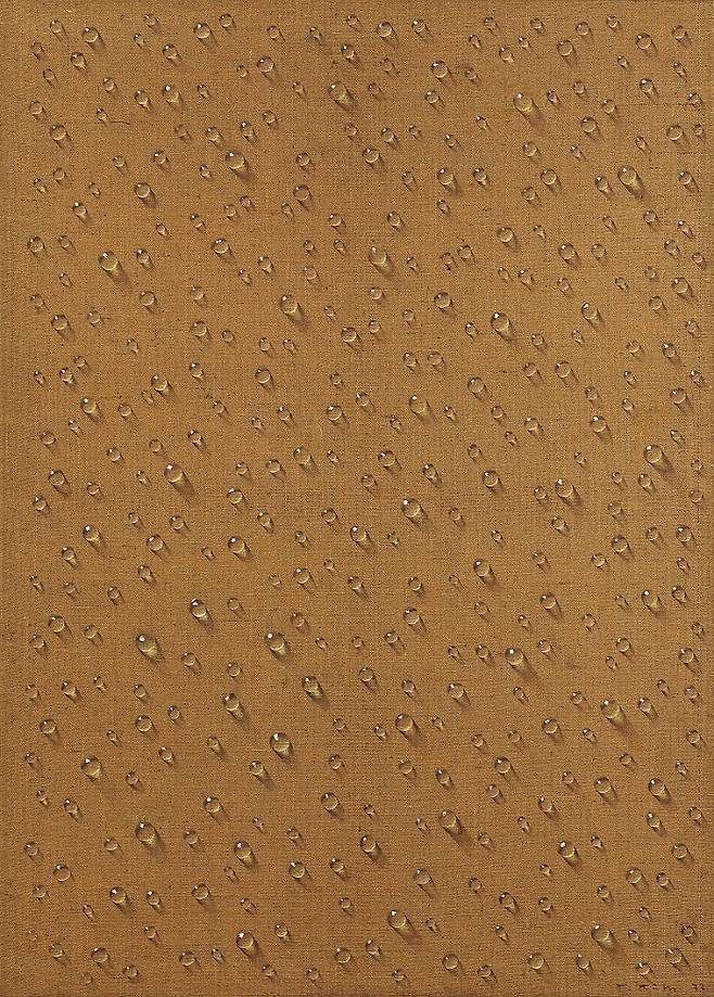 김창열 1977년 `물방울(161.5×115.7cm). [사진 제공 = 서울옥션]
