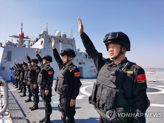 중국 인민해방군 해군의 특수전부대 [신화=연합뉴스 자료사진]