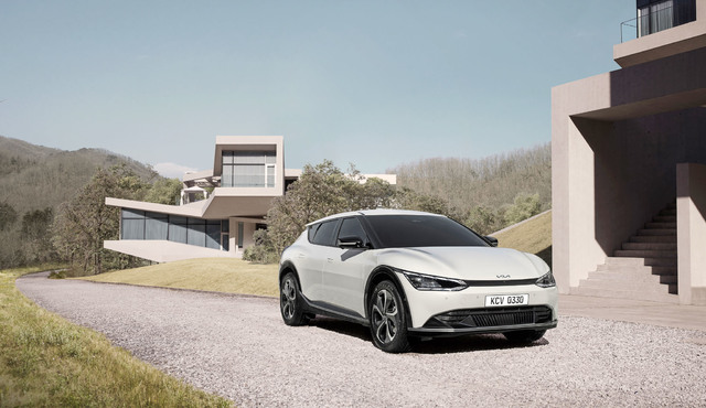 [세종=뉴시스] 기아의 최신 전기차 모델인 EV6의 외장 디자인. (사진=현대차·기아 제공) 2021.03.15. photo@newsis.com *재판매 및 DB 금지