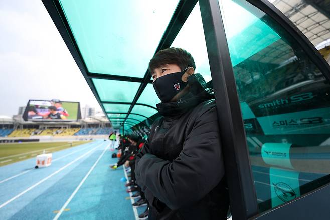 포항 김기동 감독. 사진제공=한국프로축구연맹