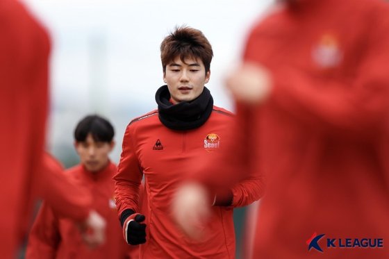 지난 1월 전지 훈련을 소화하고 있는 기성용의 모습. 한국프로축구연맹
