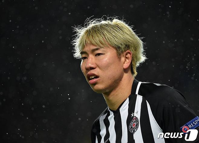아사노가 한국전 컨디션 100%를 자신했다.© AFP=뉴스1
