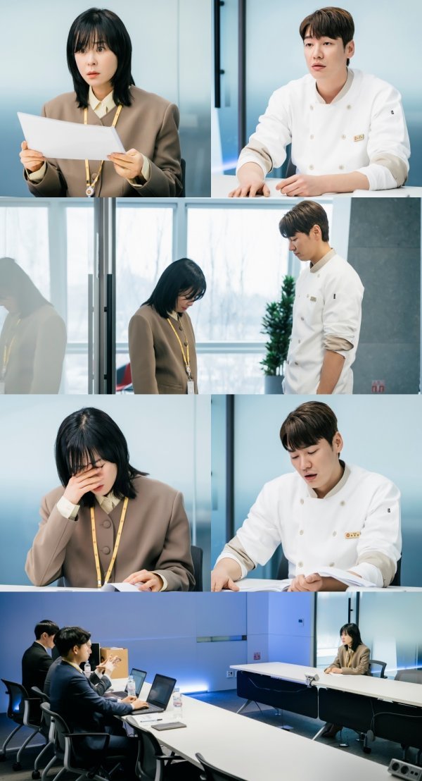 On the 25th, KBS 2TV drama Hello?I am! (playplayed by Yoo Song-i/director Lee Hyun-seok) In the 12th episode, 37-year-old Hani (Choi Kang-hee) and Yoo-hyun (Kim Young-kwang) are subject to intensive investigation in the audit room due to the in-house competition plagiarism Sibi.In this regard, the production team released a still photo of the two people being investigated for plagiarism in a rigid atmosphere in the audit room.Hani in the photo actively refutes plagiarism Sibi, but he can not hide his feelings as if he could not believe what happened to him.Yoo Hyun also tries to overcome this situation by feeling anger beyond the sadness of the reality that their sweat drops prepared with heat and sex from 5 am with Hani are disparaged as plagiarism sibi.The winner of the competition, the winner of the two contests, is a pure creation made by upgrading Hani to the idea that he would like to present good memories to children who can not eat snacks without avoiding the humiliation he had while working as a contract worker for the promotion of marts.It is the fruit of the effort that has failed, but has not sat down there and has been developed and has brought the taste, nutrition and story.These sweats have won the competition and have foreseen Hanis happiness project to become a cornerstone, but a big crisis has been caused by the sudden plagiarism Sibi reef.Hanis pleasant change, which has begun to rebuild his self-esteem to the bottom, recovering his confidence that he can do it, is eventually getting worse, and he is interested in the shadow of the offseason of life that is not easily collected.Beyond Jay