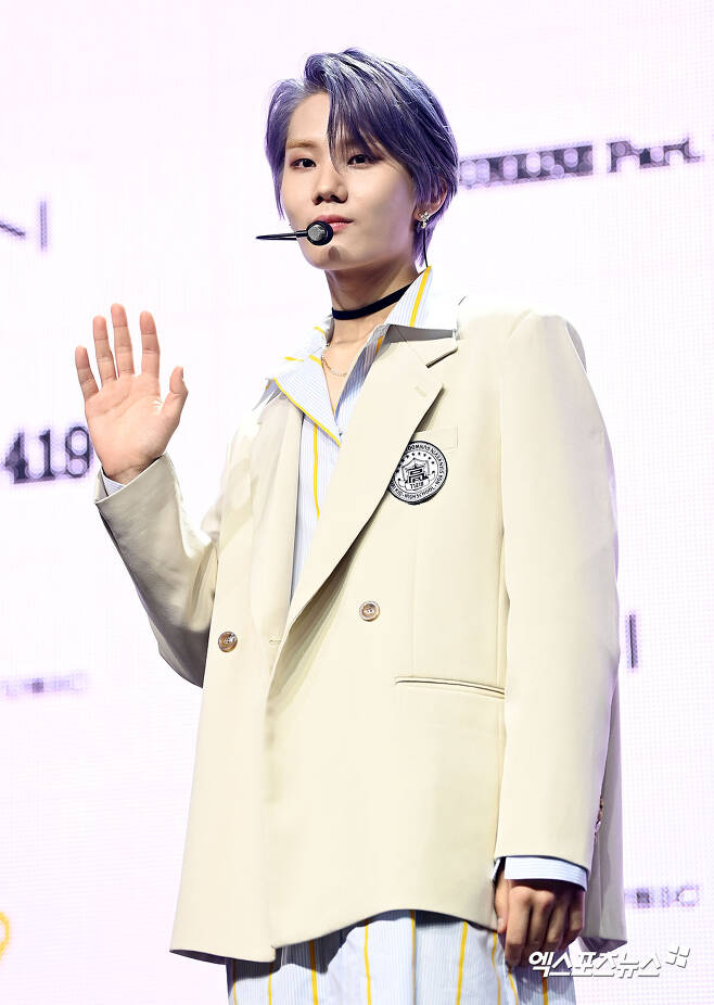 On the afternoon of the 31st, a showcase was held at Shinhan Card Pan Square in Seogyo-dong, Seoul to commemorate the release of the second single album BEFORE SUNRISE Part. 2.T1419 Cyan has Photo Time.