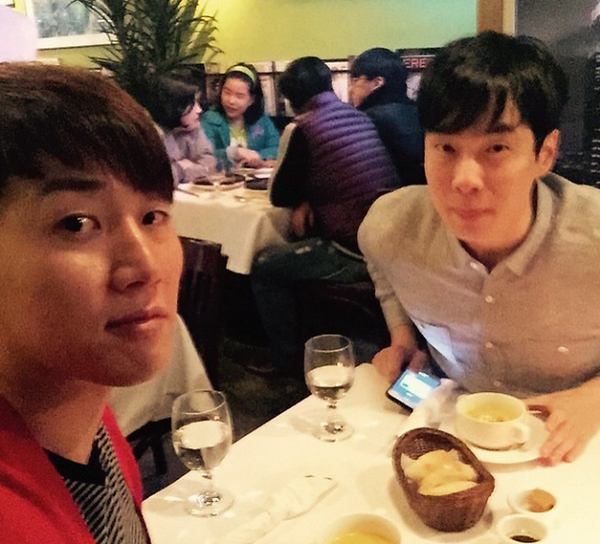 오영종과 홍진호, 사진=홍진호 SNS 캡처