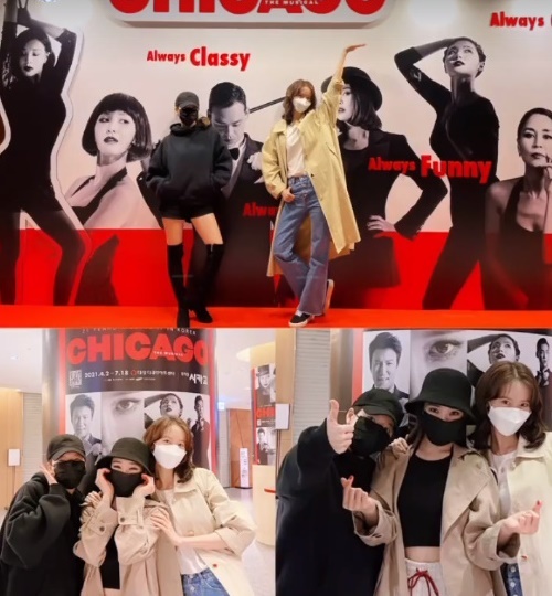 Girls Generation Im Yoon-ah watched musical featuring Tiffany Young with SunnyIm Yoon-ah posted a picture on his Instagram story on April 21 and reported on his current situation.Im Yoon-ah in the public photo is taking a pose in front of the musical Chicago photo wall, where Tiffany Young is appearing with Girls Generation member Sunny.Im Yoon-ah cheered Tiffany Young, writing, Roxy Hwang is so cool.The two, who boasted a slim proportion of taking a pose like the actors in the work, took a picture with Tiffany Young who appeared in the performance.Sunny praised Tiffany Young by setting up her thumb, and Tiffany Young responded to the members who cheered with her finger heart.Tiffany Young was cast in musical Chicago through the competition rate of 200 to 1.Musical Chicago is a story about the story of Roxy Hart, who murdered her inner son and was imprisoned in prison in the background of Chicago in the turbulent 1920s, killing her husband and sister and meeting Belma Kelly, who is in prison for a long time.Tiffany Young plays Roxy Hart with Ivy and Min Gyeong-a.