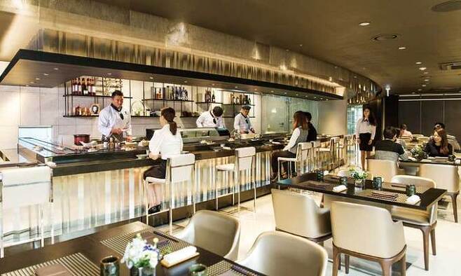 서울 강남구 바디프랜드 도곡타워 본사에 있는 직원들을 위한 레스토랑. 바디프랜드 제공