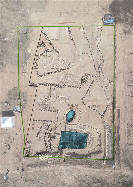 대구 팔거산성 유적 전경. 문화재청 제공
