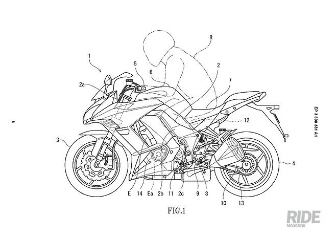 신기술의 첫 적용 대상은 스포츠 투어러인 Z1000SX일 가능성이 높다.