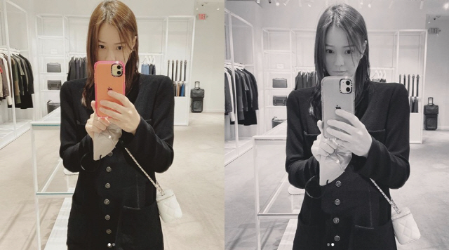 Actor Son Tae-young has boasted Right angle shoulder, which cheeks Black Pink Jenny Kim.Son Tae-young posted a picture on his instagram on the 6th with an article entitled When there is no one  Mask for a while.Son Tae-young in the public photo is wearing a black jacket and taking a selfie.In particular, Son Tae-young boasts a perfect fit with Right angle shoulder, which falls 90 degrees from neck to shoulder and forearm.Pretty shoulder as good as Jenny Kim draws attention.On the other hand, Son Tae-young married actor Kwon Sang-woo in 2008 and has one male and one female.