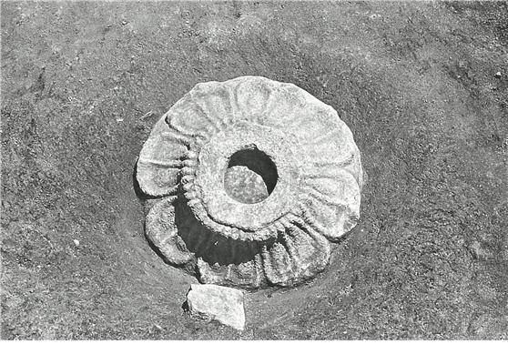 천관서지 석등 상대석