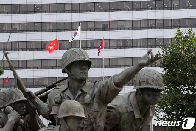 서울 용산구 국방부 별관. 2020.8.27/뉴스1 © News1 이승배 기자