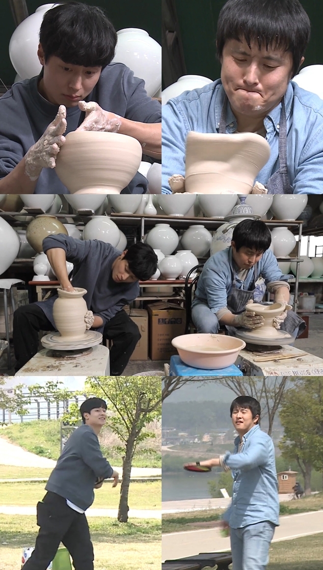 I Live Alone Kian84 realizes the Campus romance that goes between ideal and reality with his close junior Kim Choong-jae.Also, he said that he had planted pottery crafts before, and he hopes that his two brothers pottery skills will be somewhat high.MBC entertainment program I Live Alone, which airs at 11:05 pm on the 14th, will reveal the appearance of Kian84 and Chungjae who left the spring outing to Yeoju for ceramics experience.Kian84 plays catchball in the park with Chungjae and unfolds the imagination of the Campus romance.While Chung Jae captivates his gaze with a refreshing visual like the male protagonist of a youth movie, the figure of Kian84, which is in a self-indulgence even in a reality different from imagination, causes laughter.Kian84, who is in over-indulgence, recalls the imaginary female students who look at her figure playing catchball, says that she was hit by late enlightenment, raising her curiosity about what Kian84s dreaming campaign was.Kian84 and Chungjae then find a pottery workshop to make ceramics.Kian84, who sat in front of a spinning wheel with apron, and Chungjae are caught, and attention is focused on the pottery skills of the two brothers.Kian84, who felt a sense of crisis in the praise of the ceramics The Warlords who saw the pottery skills of Chungjae, said that he burned the art soul in making ceramics.Kian84 did not give in to the ongoing failures and finally completed a work that the Warlords could not dare to create.Kian84 wonders what the result of the completion of the seven-day-old obsession will look like.