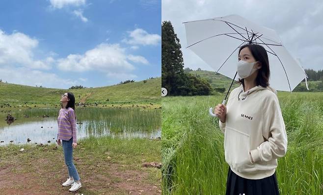 Actor Kang Han-Na has revealed the recent status of neat beautiful looks.Kang Han-Na collected Eye-catching on the 17th by posting several photos taken in the background of nature through his Instagram.The photo shows Kang Han-Na enjoying the flowers, the sea, and the feeling of the mountain.Kang Han-Na captivates Eye-catching, radiating neat beautiful looks and luscious charm.The fans responded that they were cool, too cute and very pretty.On the other hand, Kang Han-Na will find fans through TVN drama The Falling Living, which will be broadcasted for the first time on the 26th.