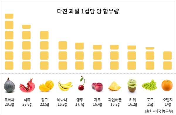 출처: [리얼푸드] 다이어트의 적, ‘당분 높은 여름철 과일’ TOP 10