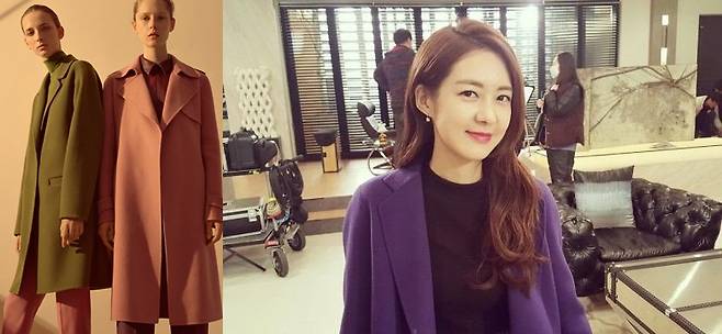 출처: 띠어리 16FW (좌) / 매니지먼트 구 인스타그램 (우)