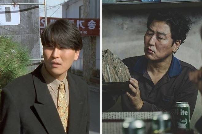 출처: (왼쪽부터) <돼지가 우물에 빠진 날>(1996), <기생충>(2019)