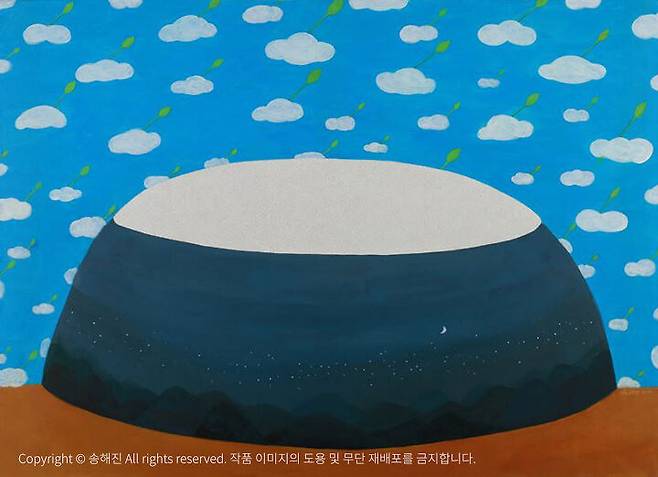 출처: 송해진 <가마솥 밥> 캔버스에 아크릴, 65x91cm (30호), 2010