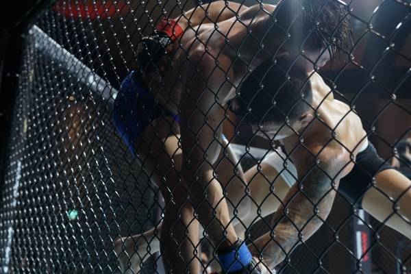 31일 오후 서울 신도림 테크노마트 특설케이지에서 열린 'AFC 16' 6경기 MMA 웰터급(-77.2kg) 타이틀매치에 출전해 안재영(31·팀마초)을 상대로 3라운드 끝에 심판 전원일치 판정승으로 타이틀을 차지한 고석현.