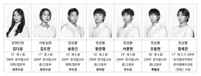 한국·대만 글로벌 합작 뮤지컬 'Toward' 출연진 *재판매 및 DB 금지