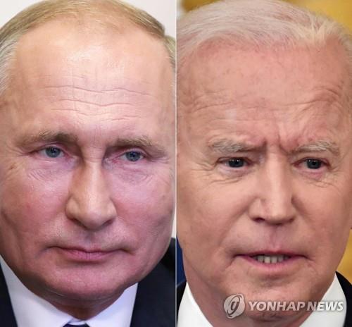 조 바이든(오른쪽) 미국 대통령과 블라디미르 푸틴 러시아 대통령 [AFP=연합뉴스 자료사진]