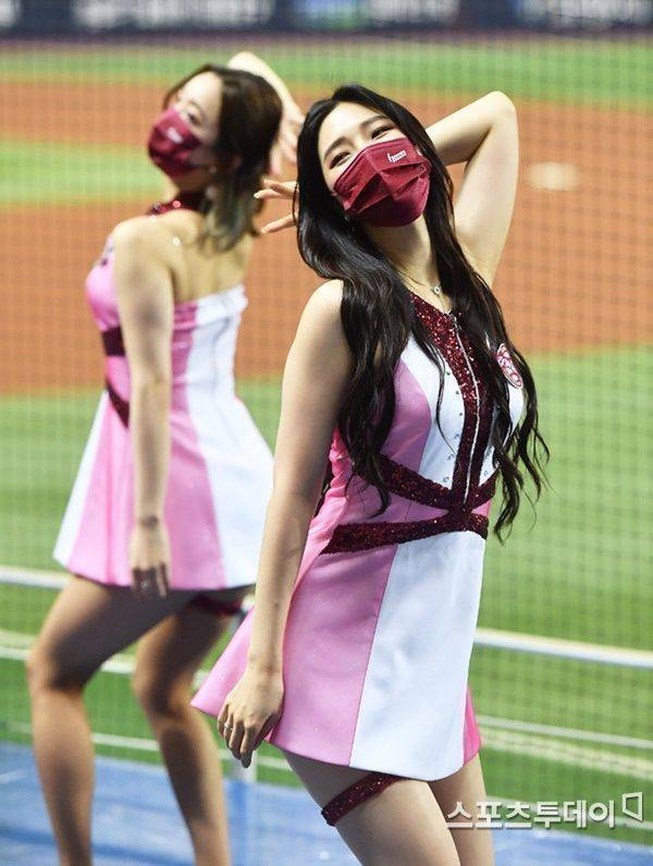 김수진·이엄지 치어리더 / 사진=팽현준 기자