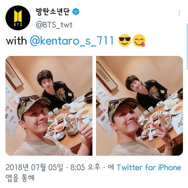 The friendship between BTS (BTS) J-Hope (j-hope) and Japans famous Actor Sakaguchi Kenta Takada has become a hot topic.BTS appeared on the video on Japan ntvs program Music Blood on the 18th to talk about BTS past, present and future and show the stage of Butter and Film Out.During the interview, Japans popular actor Sakaguchi Kenta Takada appeared as a special guest and attracted attention.Their relationship began in 2018 when BTS sang Dont Leave Me, the theme song for the Japanese drama Signal (tvN Signal Japan edition), starring Sakaguchi.Sakaguchi came to the Japan fan meeting site of BTS in April of that year and thanked him.In July, when he was in Korea to promote his starring movie Tonight, at the Romance Theater, he met J-Hope and ate together.At that time, BTS Twitter was also a hot topic because the photos of the two people taking the Korean food menu were released.Sakaguchi participated as a prize winner at the 2019 Melon Music Awards, continuing his meeting with BTS.In April, Signal was made into a theater version, and BTS called OST Film Out.Sakaguchi said at the premiere of the movie, I have seen the live stage and it was very cool. I think the difference is also great because it is very cute when I look at it personally.When I went to Korea, I ate rice with J-Hope When Sakaguchi appeared on the show, J-Hope expressed his welcome by shouting Friend, Friend.J-Hope mentioned the fact that he met in Korea three years ago, saying, Mr. Sakaguchi came to see many of our performances.When Corona gets better, I want to meet again and have a good meal, he said.When asked how the two had a conversation, J-Hope said, I used the translator, causing a warm smile.Sakaguchi said, J-Hope was good at Japanese and I did not know Korean at all. I got a lot of help.Then, when BTS said I am LIke, I was applauded for saying it fluently.Sakaguchi Kenta Takada is famous for sharing a strong friendship with BTS members enough to be called Friend of BTS.On the other hand, J-Hope impressed fans by saying that Ami (fan club) is too precious beyond the expression of words.BTS will release its new album Butter on July 9th.