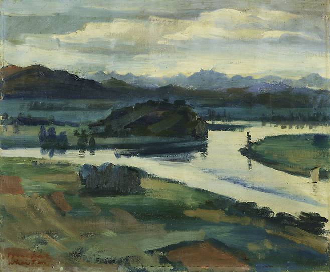 김종태, <석모 주암산>, 1935 /국립현대미술관