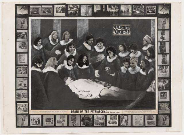 에델슨의 1976년 작품 '가부장제의 죽음(Death of the Patriarchy)'. MoMA 소장.