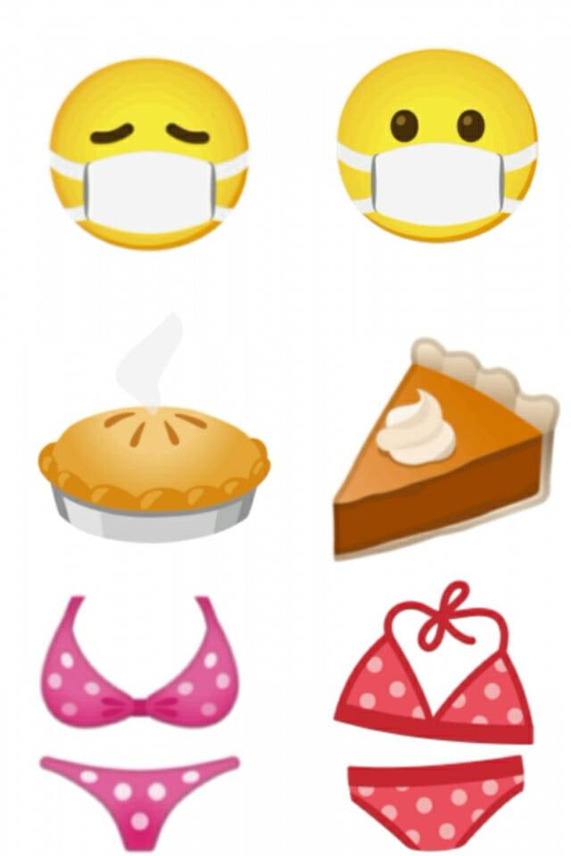 왼쪽에서 오른쪽으로 변경되는 안드로이드12 이모티콘