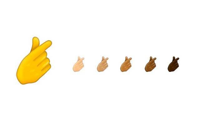 '손가락 하트' 이모지. 이모지피디아 트위터